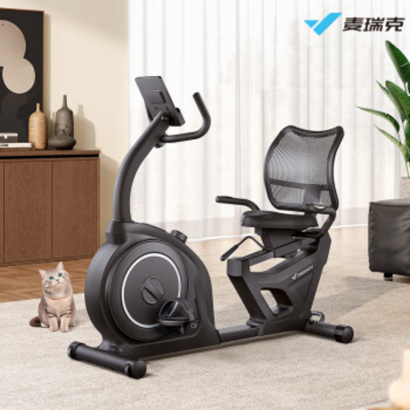 麦瑞克动感单车家用卧式健身车MR-S24黑色